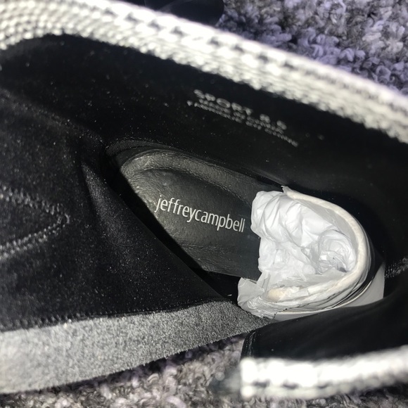 Jeffrey Campbell Sport Plaid Pointy Toe Bootie in Gray - Picture 14 of 17